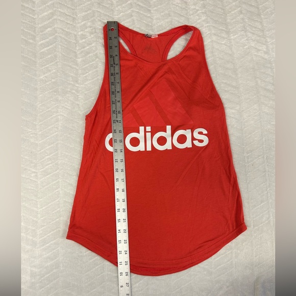 Adidas racerback tank top, girls size L red/orage - Picture 7 of 9